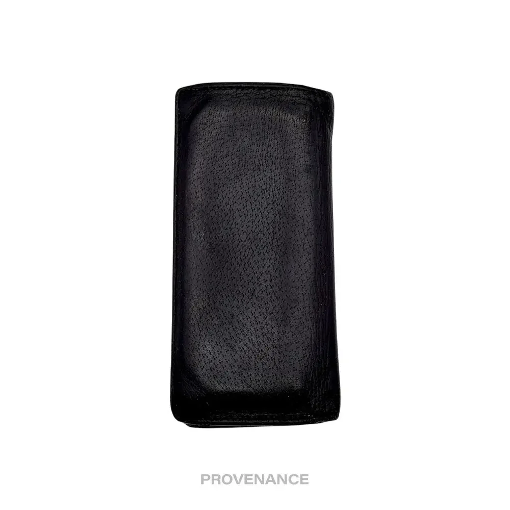 🔴 Gucci GG Marmont Long Wallet - Black Leather